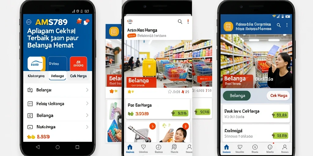 Antarmuka aplikasi AMS789 yang menampilkan fungsi Cek Harga yang mudah digunakan.