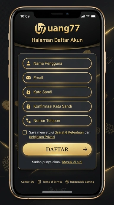 Panduan Buat Akun Baru uang77 Mudah dan Cepat